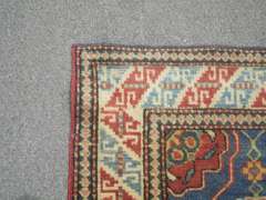 Handmade Pakistani Kazak Design 2.11x11.0