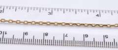 925 Sterling Silver Signed Rolo Chain Necklace