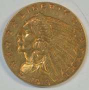 Sharp 1913 US $2.50 Indian Gold Piece. Nice