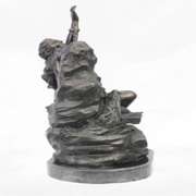 Nude Nymph Bronze Sculpture