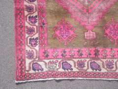 Semi Antique Persian Heriz 4.1x10.4