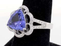 Tempting Tanzanite & Diamond Ring