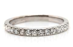 Dazzling White Gold Diamond Wedding Band