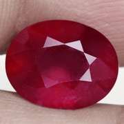 Rich blood red 5.73ct Ruby from Mozambique