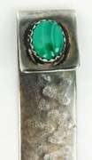 Garcia Native American Sterling Malachite Totem Bookmark