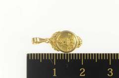 14K Yellow Gold Virgin Mary Christian Faith Symbol Charm/Pendant