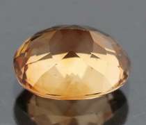 Glittering 4.93ct red amber Imperial Topaz