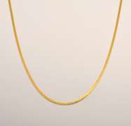 Popular Textured Herringbone Necklace