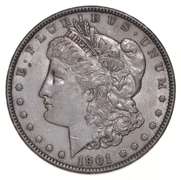 1901 Morgan Silver Dollar