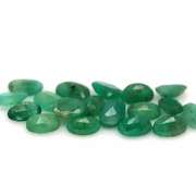 Heavy 7.65ct 18 piece Zambian Emerald set