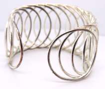 925 Sterling Silvr Wide Cuff Bangle