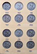 Near Complete 1937-1947 Walking Liberty Halves