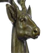Buck Deer Elk Stag Bronze Sculpture