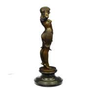 Skilled Romanian Dancer Bronze Sculpture
