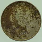 1922 $1 Silver Peace Dollar Coin