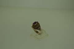 Vintage Sterling Silver Amethyst Ring