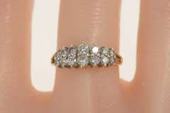 14K Yellow Gold 1.00 Ctw Diamond Graduated Classic Band Ring