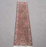 Handmade Wool/Silk Tabriz Design 2.3x10.0