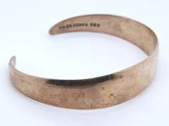 Vintage Sterling Silver Cuff Bangle