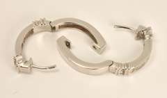 Nice Quality Invisibly Set Diamond Earrings