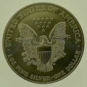 1995 1 OZ Fine Walking Liberty Silver Dollar