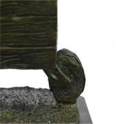 Bulldog Bronze Planter Sculpture Statue