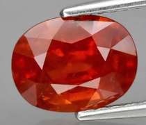 Amazing top red orange 2.45ct Namibian Garnet