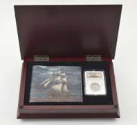 El Cazador - Genuine 1783 Mo FF Mexico 2 Reales Graded NGC Display BOX