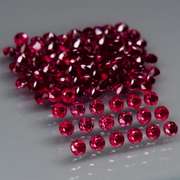 Top violet red 7.08ct Pyrope Garnet set