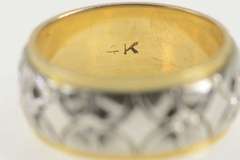 14K Yellow Gold Vintage NOS 1950's Orange Blossom Wedding Ring