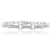 1/4ct Diamond Bar Link Bracelet