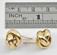 Sparkling Knot Earrings