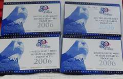4 each: 2006 PROOF Quarter Sets