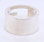 Gucci G Cut out Ring in Sterling Silver