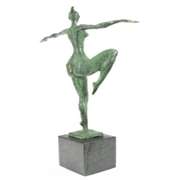 Abstract Bronze Sculpture