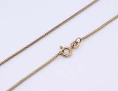 Vintage Sterling Silver Italian Chain Necklace