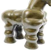 Modern Roman Horse Bronze Statue