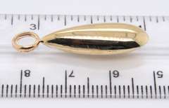 Amazing Yellow Gold Dangle Jacket for Earrings