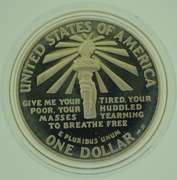 1986-S U.S. Liberty Ellis Island One Dollar Coin