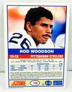 Rod Woodson 1989 Score Football Card