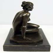 Victorian Lady Bronze Statue