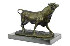 Wall Street Bull Bronze Sculpture