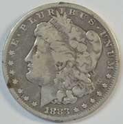 Scarce key date 1883-CC Morgan Silver Dollar