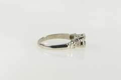 14K White Gold Vintage NOS 1950's Engagement Setting 2.5mm Ring