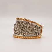 14kt Gold & Diamond Band Ring