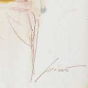 Pino (1939-2010), "The Kiss" Framed Original Oil Study on Board, Hand Signed with Certificate of Authenticity.