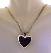 Italian Sterling Silver Heart Necklace