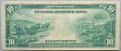 $10 Agriculture & Industry Series 1914 FRN PMG VF 25