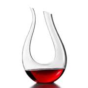 1200ml Crystal Glass U-shaped Horn Wine Decanter