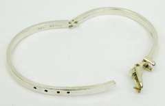 Taxco Mexico Sterling Buckle Bangle Bracelet